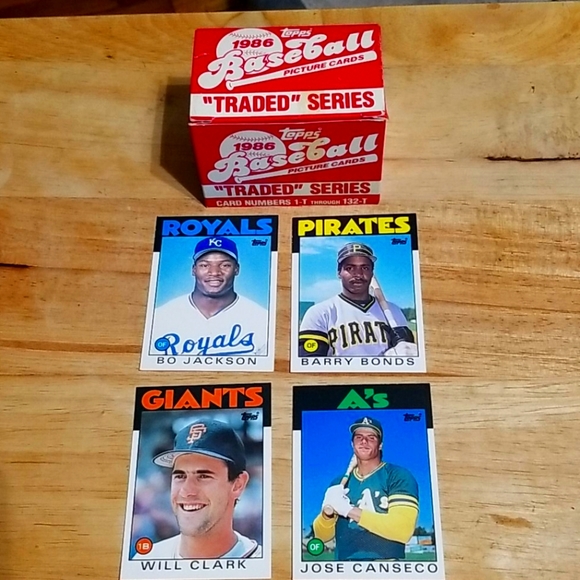 1986 Topps Traded Set - Barry Bonds RC - Picture 3 of 3